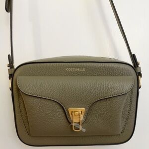 NWOT Coccinelle Beat Soft Small Crossbody Camera Bag - Laurel Green